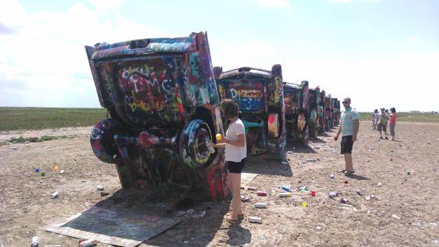 Inspriation from Spray painted Cadillacs
