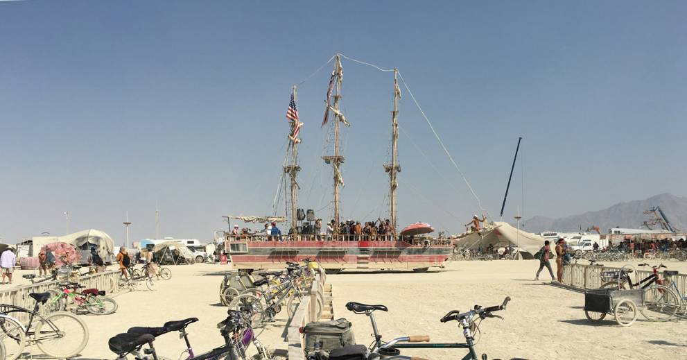 Art cars are important for showy, party transportation.