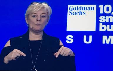 Jo Malone at small business strategy conference