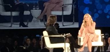 Sarah Blakely at small business strategy conference