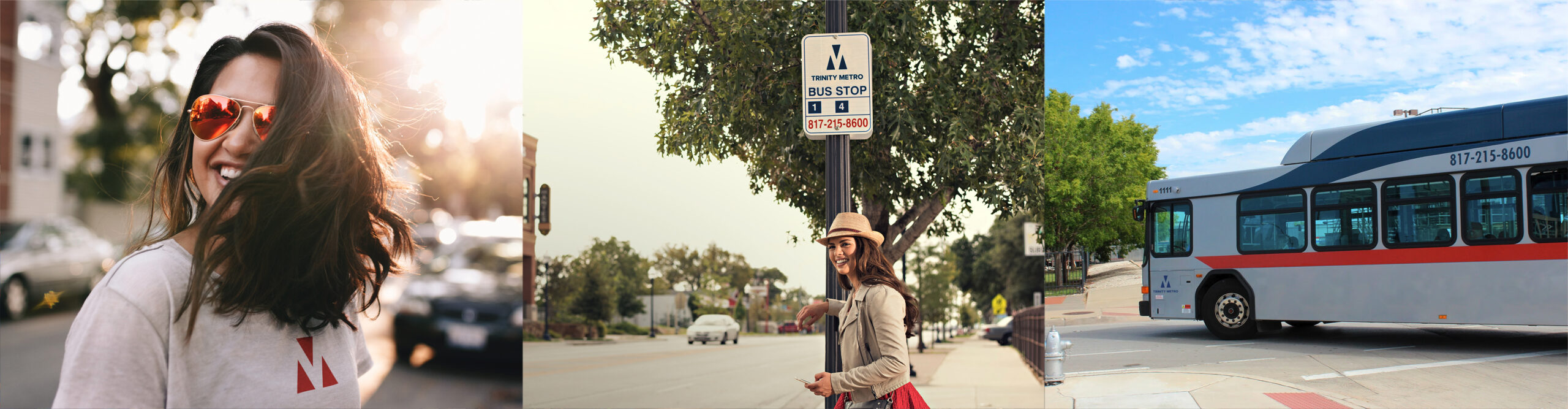 Trinity-Metro-Collage-Bus-Stop-Woman-Tee