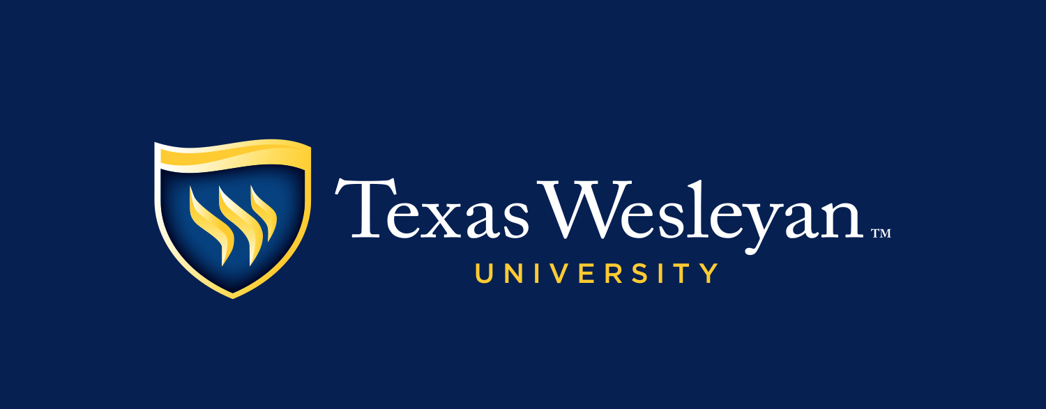 Texas-Wesleyan-University-Logo-On-Blue
