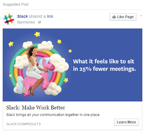 Slack post