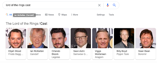 Google Knowledge Graph